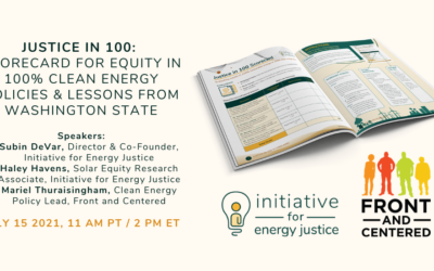 Webinar – Justice in 100: Scorecard for Equity & Lessons from Washington State (Recording)