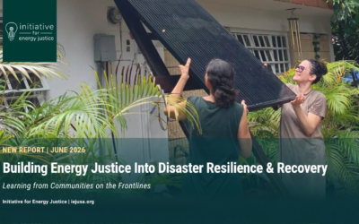 Building Energy Justice Into Disaster Resilience